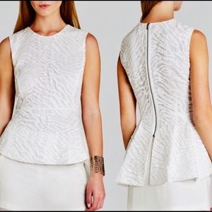 BCBG Peplum Top
